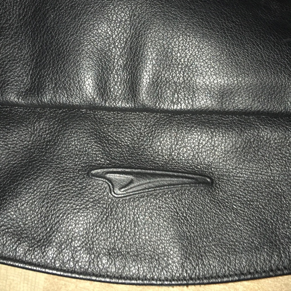 A leather jacket for motorcycling with elbow-arm - Picture 8 of 8